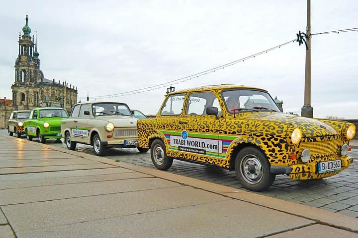 Dresden Live-Guided Self-Drive Trabi Safari Stadttour 1h15min