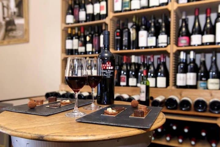 Wein- und Schokoladenverkostung