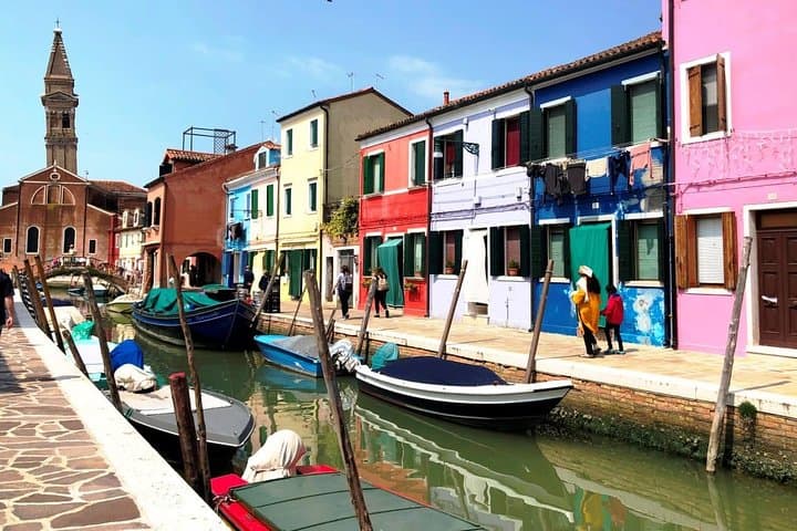 Crociere in motoscafo di mezza giornata alle isole della laguna di Venezia Murano e Burano