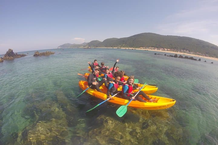 Ruta en kayak + Snorkel en Cantabria