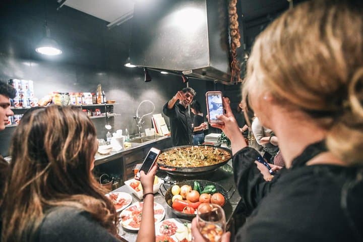 Interaktive spanische Koch-Erfahrung in Barcelona — Foto 5