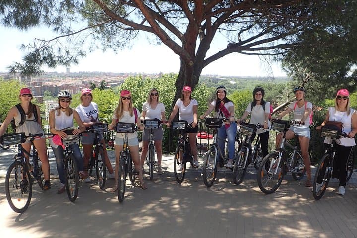 Visite en petit groupe à vélo électrique à Madrid