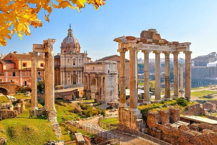 Tour guiado en grupo por el Coliseo, el Foro Romano y el Palatino