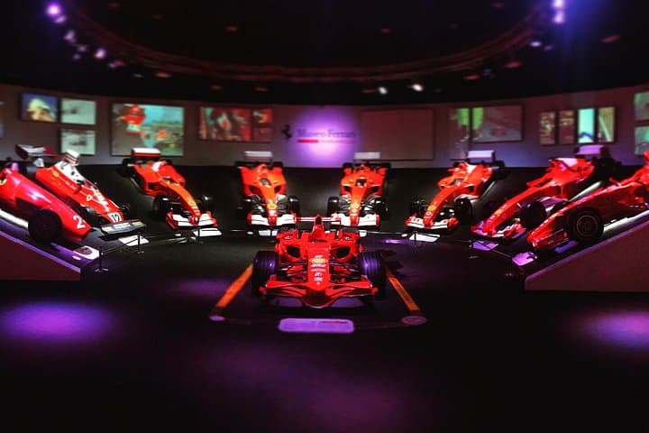Museo Lamborghini, Fábrica Ferrari, Tour del Museo Ferrari