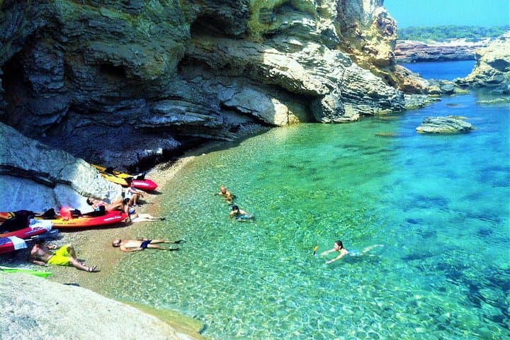 Excursion en kayak et snorkeling dans les grottes d'Ibiza — photo 3