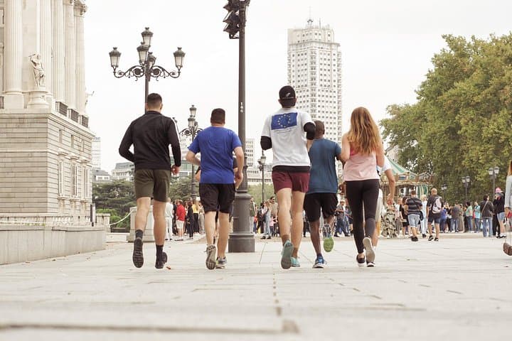 Recorrido Corriendo por los Destellos de Madrid