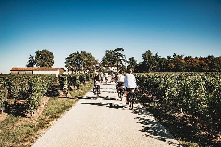 Tour en bicicleta eléctrica por Saint-Emilion con catas de vino y almuerzo — foto 4