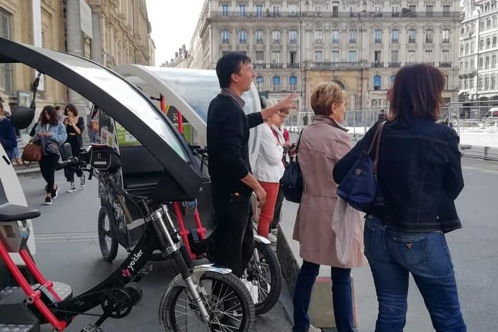 Búsqueda del tesoro en un tour en pedicab por Lyon