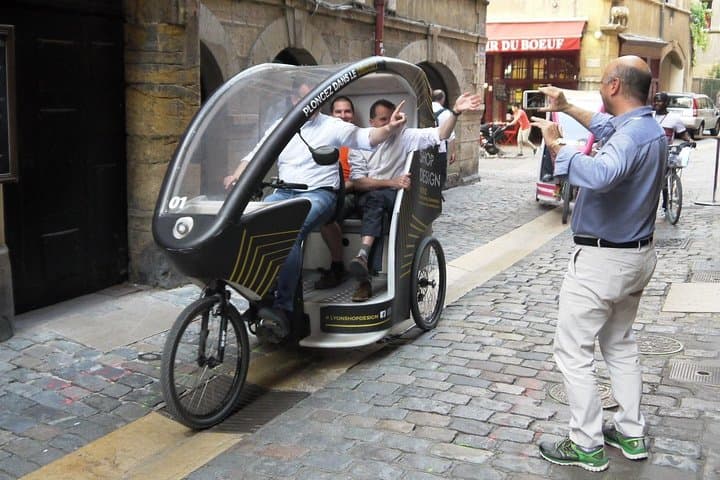 Búsqueda del tesoro en un tour en pedicab por Lyon — foto 2