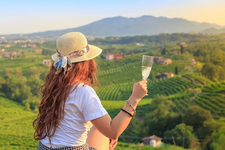 Premium Prosecco Hills Weintour mit Verkostungen in Venetien