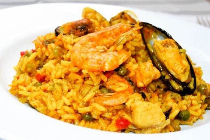 Paella mit Sangria im Restaurante America — Foto 4