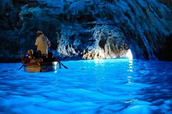 Île de Capri et Grotte Bleue depuis Sorrente, Positano, Amalfi ou Salerne