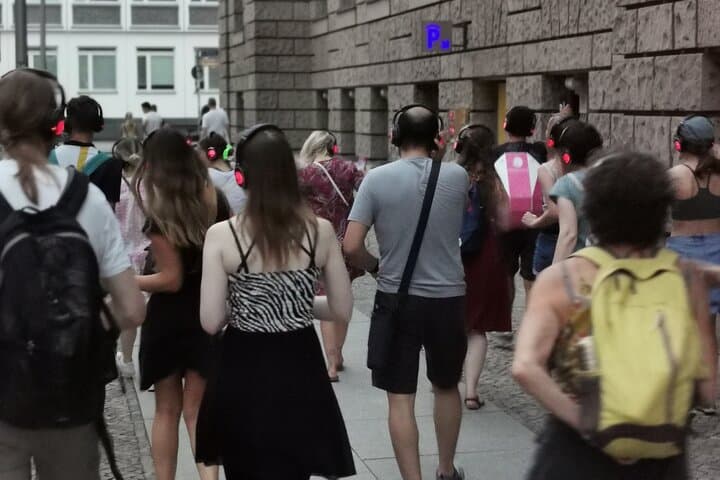 Silent disco nel centro di Berlino — foto 4