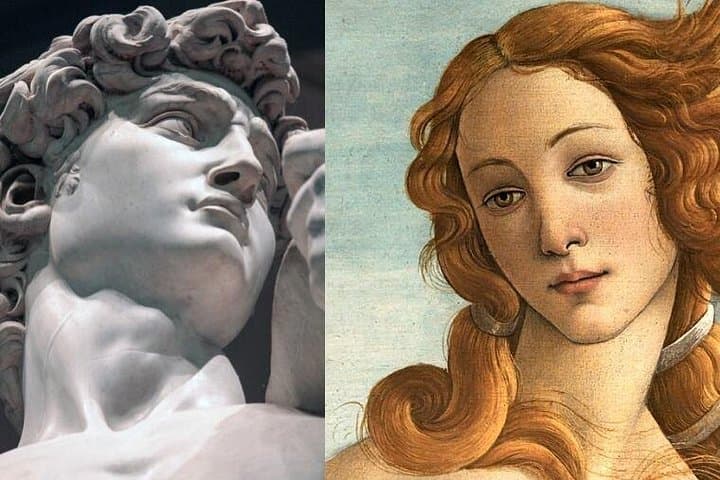Tour guidato in piccoli gruppi degli Uffizi e dell'Accademia