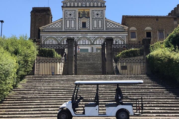 Florenz Golfwagen Privat Tour: Piazzale Michelangelo bei Sonnenuntergang — Foto 4
