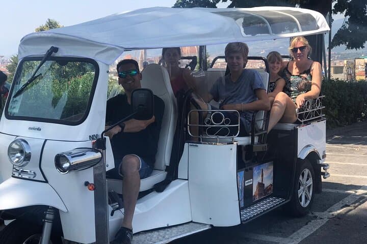 Florenz Golfwagen Privat Tour: Piazzale Michelangelo bei Sonnenuntergang