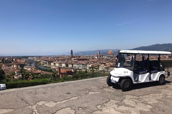 Florenz Golfwagen Privat Tour: Piazzale Michelangelo bei Sonnenuntergang — Foto 2