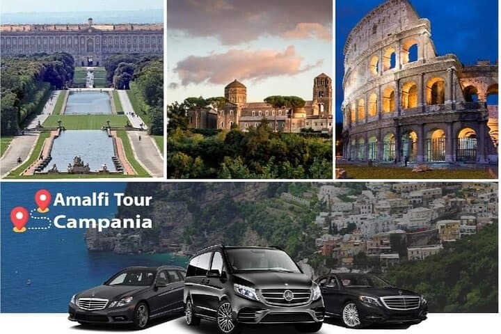 Privater Transfer von Neapel nach Positano oder Praiano, über Pompeji