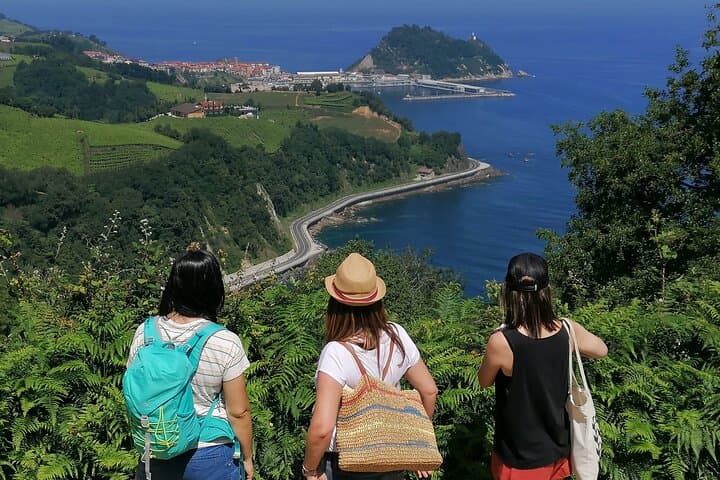 Küstenweingut Camino Trail Wanderung von San Sebastián