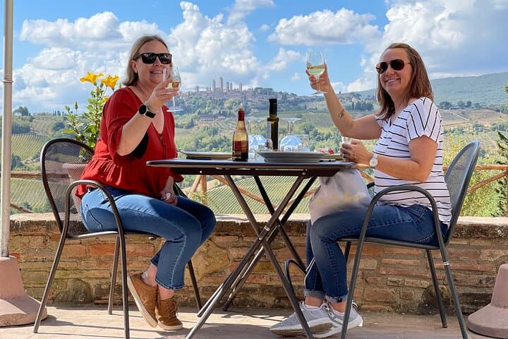 Chianti Weintour, mittelalterliche Dörfer, Mittagessen, Weinproben — Foto 2