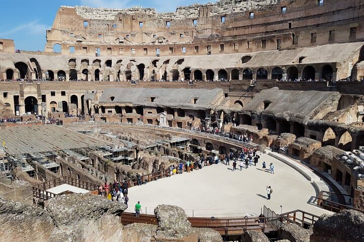 Tour Guidato del Piano dell'Arena del Colosseo, Foro Romano e Palatino