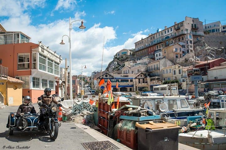 Marseille: 2-Stunden Beiwagen-Stadtrundfahrt