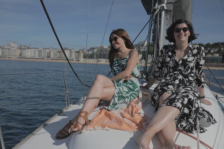Private Segeltour am La Concha Strand, San Sebastián — Foto 2