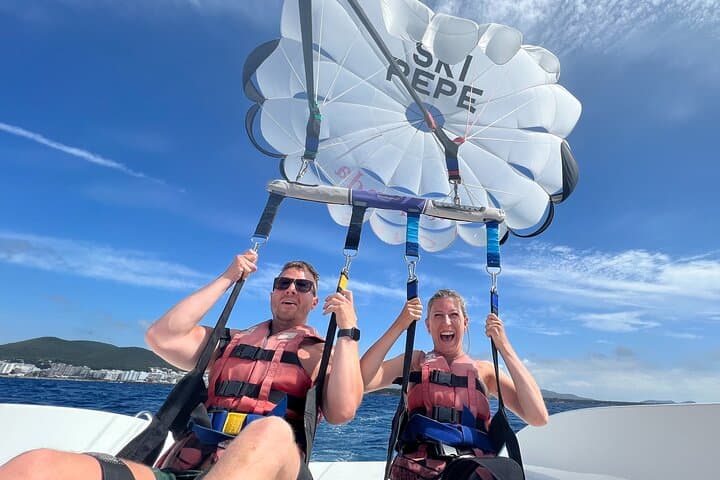 Parachute ascensionnel à Ibiza avec option vidéo HD