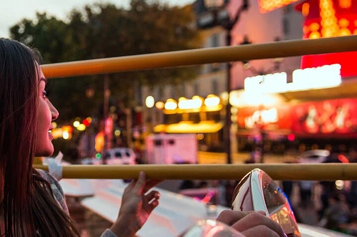 Tour Nocturno Panorámico en Autobús Abierto de Big Bus en París — foto 1
