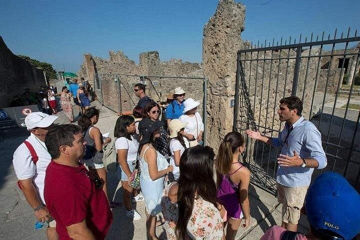 Transfer von der Amalfiküste nach Neapel und 2-stündige private Tour durch Pompeji — Foto 5
