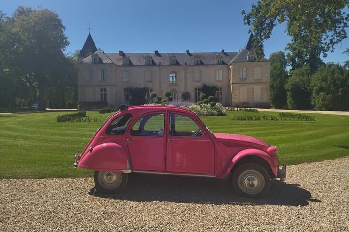 Tour en Vino di 7,5 Ore a Saint-Emilion con Pranzo in una 2CV da Bordeaux