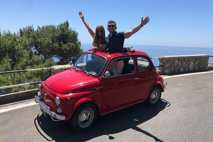 Tour Privato della Costiera Amalfitana in Fiat 500 d'Epoca: da Amalfi a Positano