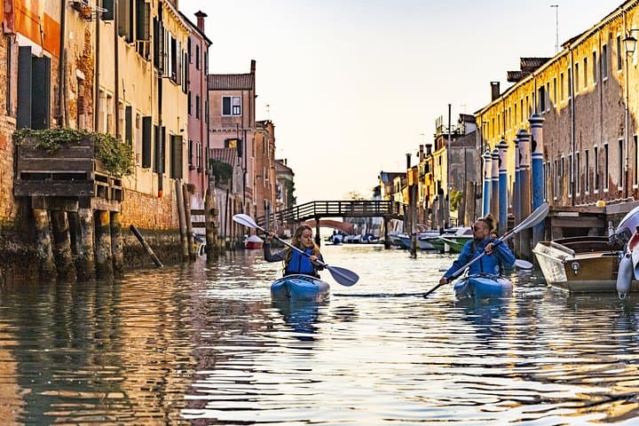 Sonnenuntergang-Kajak Tour in Venedig — Foto 2