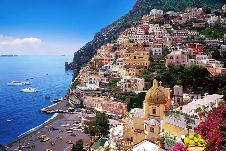 Amalfiküste Sorrento und Pompeji Gruppentour ab Neapel