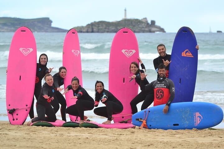 Curso de Surf de 7 Días en la Escuela de Surf Cantábrica