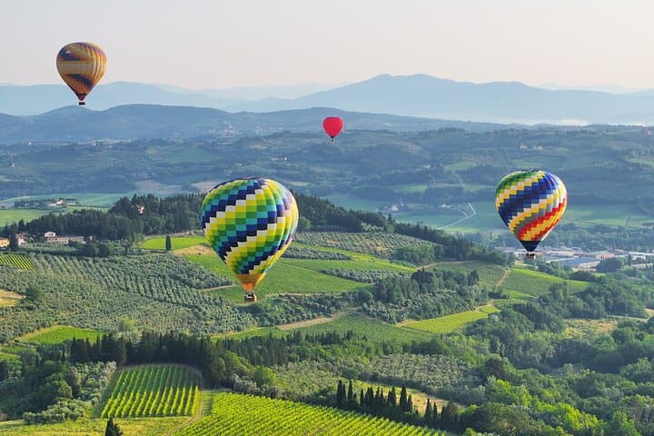 Heißluftballonfahrt über die Toskana — Foto 3