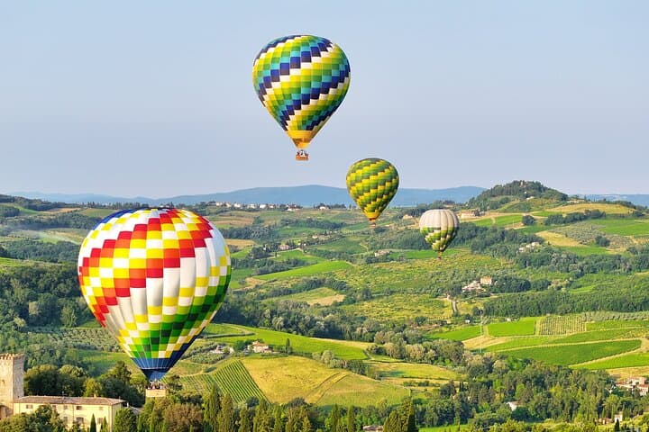 Heißluftballonfahrt über die Toskana — Foto 4