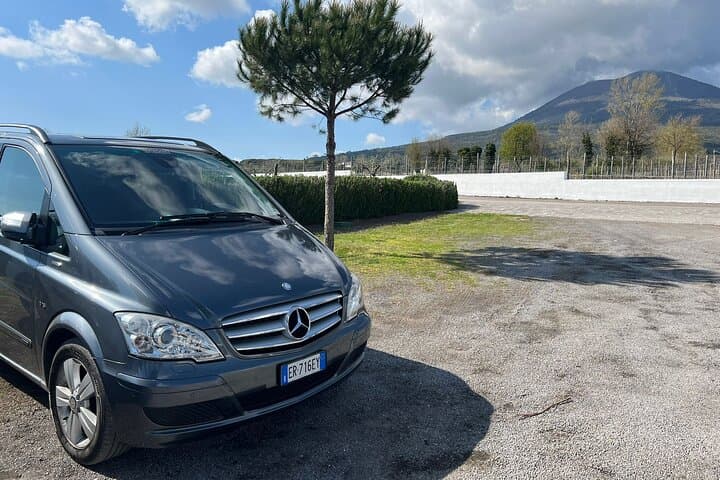 Transfert vers Naples avec une halte à Pompéi depuis Positano