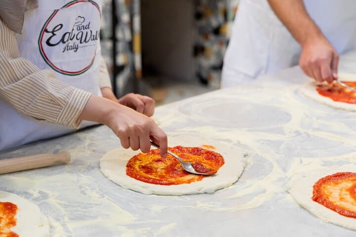 Cours de cuisine Pizza et Tiramisu à Rome