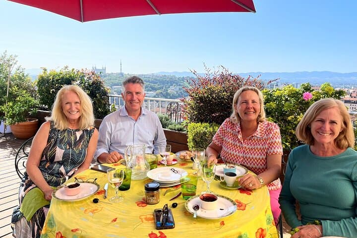 Markt von Croix Rousse & Kochkurs auf der Dachterrasse in Lyon — Foto 2