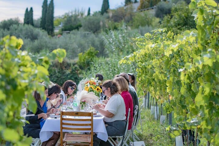 Abendessen im Weinberg an der Côte d'Azur — Foto 2