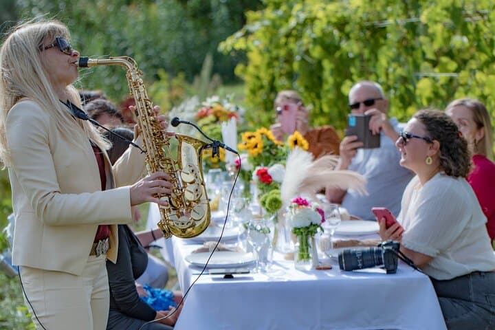 Abendessen im Weinberg an der Côte d'Azur — Foto 5