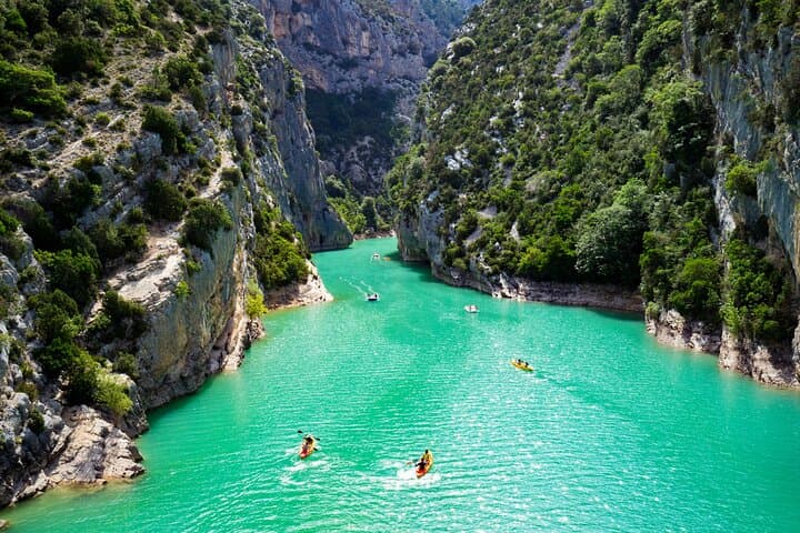 Ganztägige Tour durch die Verdon-Schlucht und den See ab Nizza