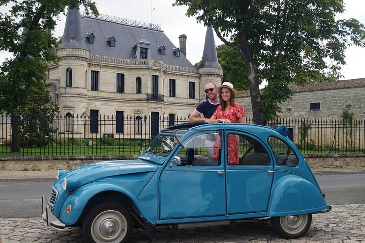 Margaux & Médoc: halbtägige private Tour in einem klassischen Auto