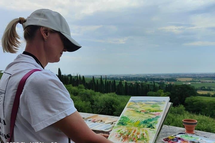 3-stündige private Aquarell-Erfahrung in Verona