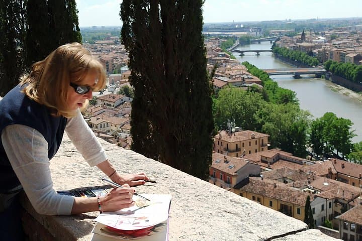 3-stündige private Aquarell-Erfahrung in Verona — Foto 3