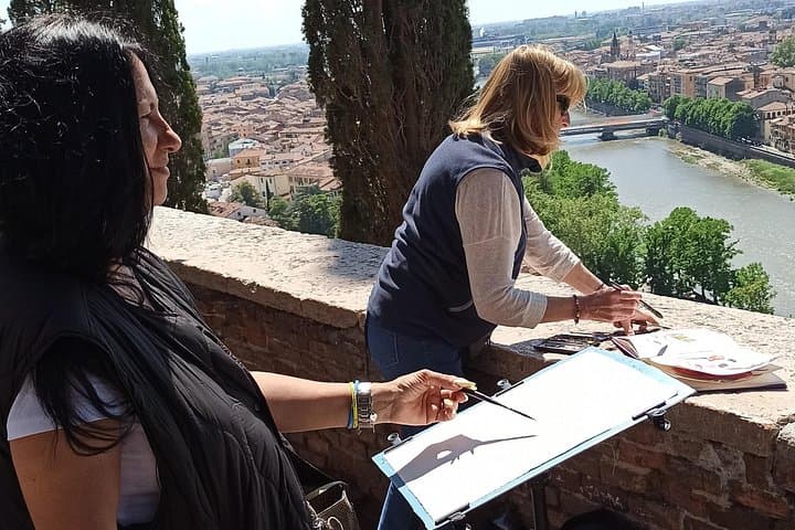 3-stündige private Aquarell-Erfahrung in Verona — Foto 4