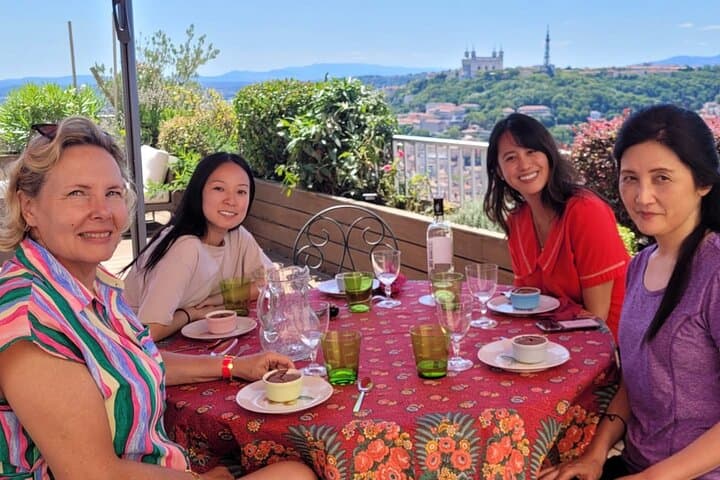 5-Gänge-Dinner auf der Dachterrasse in Lyon — Foto 5
