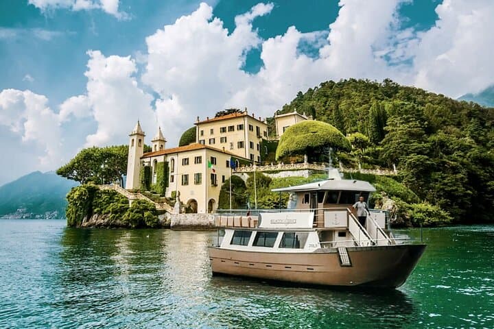 Excursion d'une journée au lac de Côme et à Bellagio avec croisière en bateau depuis Milan