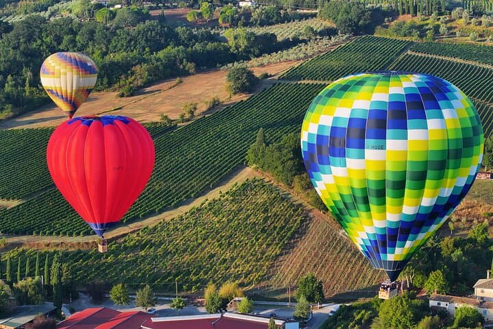 Heißluftballonfahrt über die Toskana — Foto 2